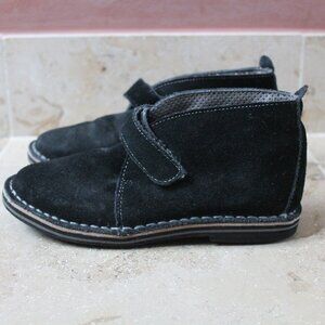 Cole Haan Nike Air Boys Air Paul Black Leather Suede Boots Toddler Boys Size 12